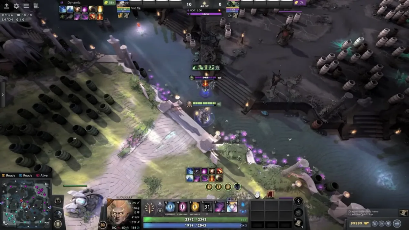 Complete dota 2 cheats package — ESP map hack and scripts